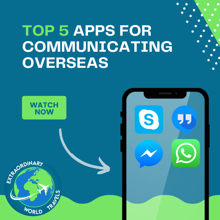 Top 5 Communication FREE Apps to Use While Traveling Overseas