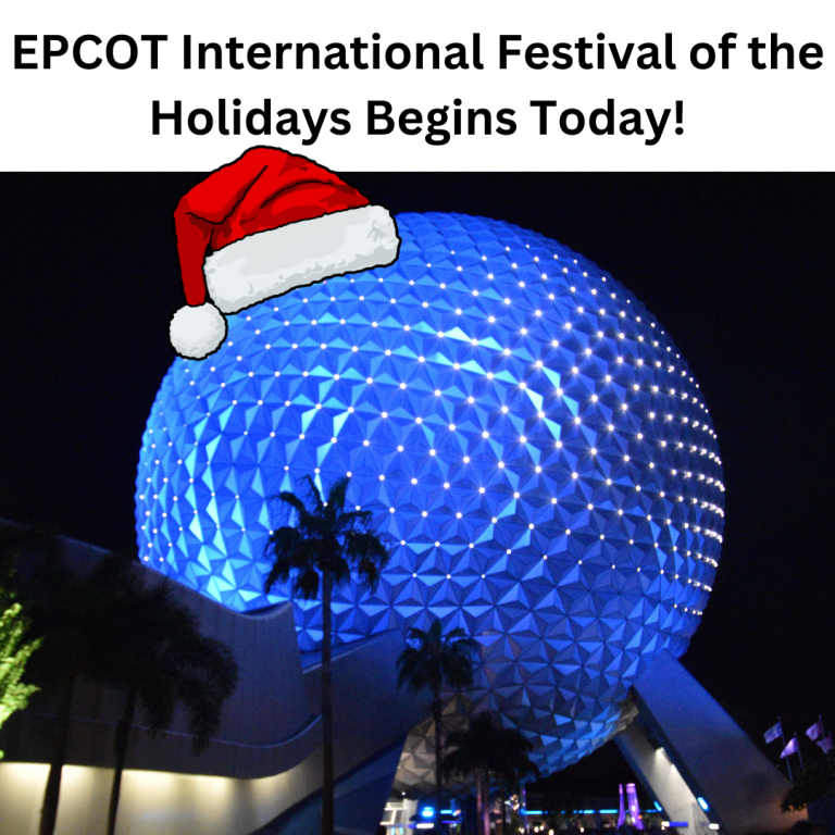 EPCOT International Festival of the Holidays Begins Today! Nov 25, 2022