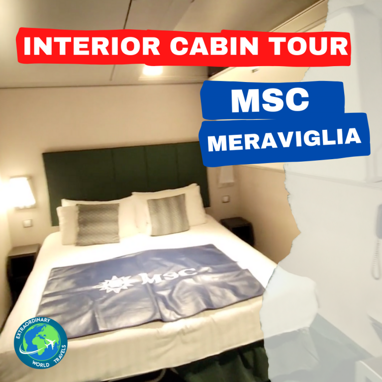 MSC Meraviglia Cruise – Interior Cabin Tour