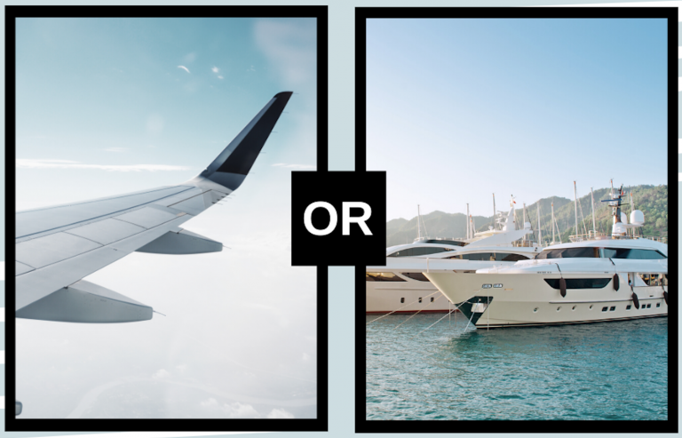 Would You Rather Travel the World by Air or Sea?