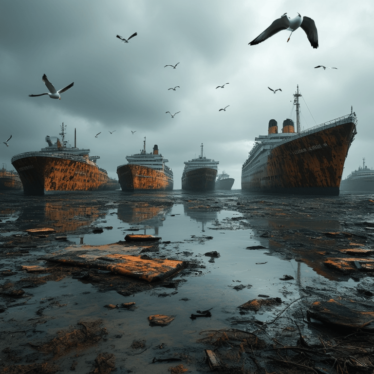 Where Cruise Ships Go to Die: The Final Journey of Ocean Giants
